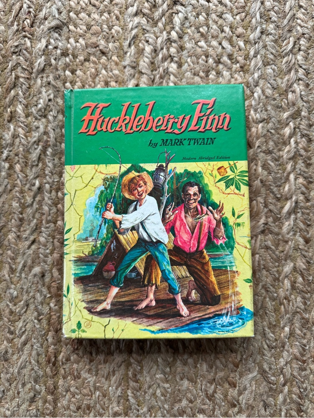 Vintage, Huckleberry Finn Abridged 1955 Book | Mark Twain.